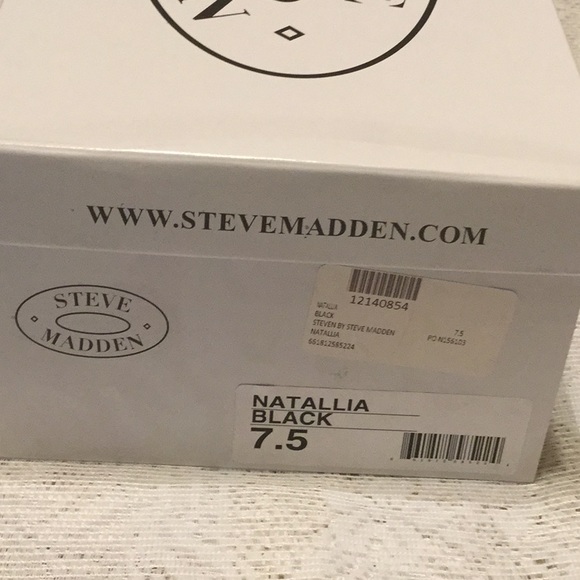 Steve Madden Natallia Black Sandal - Picture 5 of 5